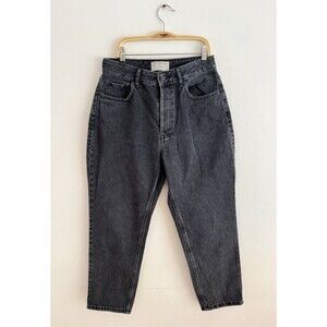 Everlane The Curvy 90s Cheeky Straight Crop Jeans Size 29 Organic Cotton Black